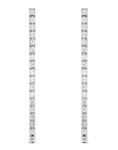 Bijuterii, Cercei Poesia Saturno aur 18 kt stud lung cu diamante OTESAK095WP1050, bb-shop.ro