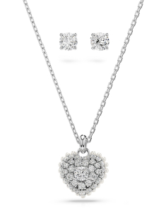 Set bijuterii Swarovski Hyperbola inima si perle 5684383, 02, bb-shop.ro