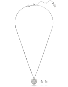 Set bijuterii Swarovski Hyperbola inima si perle 5684383, 003, bb-shop.ro