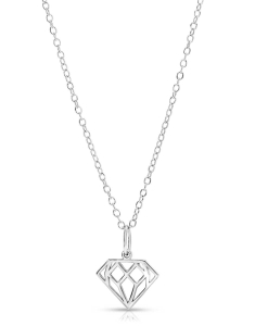 Colier argint 925 forma diamant R3ANUJA06F00LBF00, 02, bb-shop.ro
