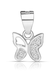 Pandantiv argint 925 fluture si cubic zirconia YE8202-PD-W, 02, bb-shop.ro