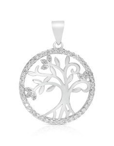 Pandantiv argint 925 copacul vietii si cubic zirconia TP2226-PD-W, 02, bb-shop.ro