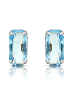 Cercei argint 925 stud si cristale bleu 32955AG-RH-A, 001, bb-shop.ro