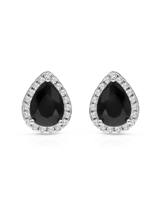 Bijuterii argint, Cercei argint 925 stud si cubic zirconia YE5291-EG-BKW, bb-shop.ro