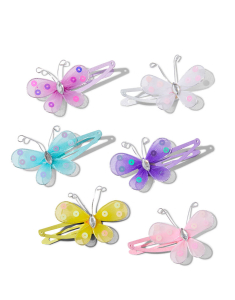 Accesoriu par Claire’s Club Pastel Butterfly Set 44224, 001, bb-shop.ro