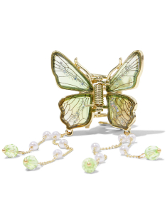 Accesoriu par Claire’s Gold-tone Green Butterfly Beaded Dangle 44726, 02, bb-shop.ro