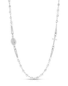 Coliere, Colier argint 925 rosario cruce cu icoana ROBDGD03-RH-NL, bb-shop.ro