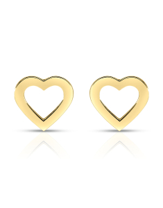 Cercei Cercei aur 14 kt stud inima EBC0174-01, 001, bb-shop.ro