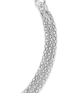 Bijuterii, Bratara argint 925 triplu lant BB239055-RH, bb-shop.ro