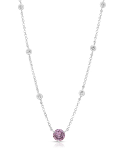 Bijuterii argint, Colier argint 925 cu cubic zirconia BB239237-RH-AMW, bb-shop.ro