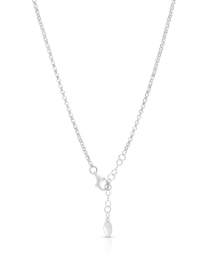 Bijuterii argint cristal, Colier argint 925 dublu cu cristale BB239108-RH-BK, bb-shop.ro