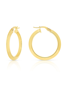Bijuterii rotunzi, Cercei aur 14 kt rotunzi GA328-OR20-Y, bb-shop.ro