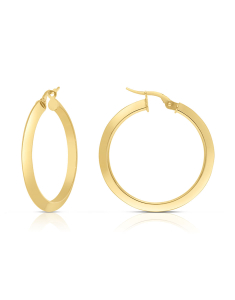 Bijuterii rotunzi, Cercei aur 14 kt rotunzi GA328-OR25-Y, bb-shop.ro
