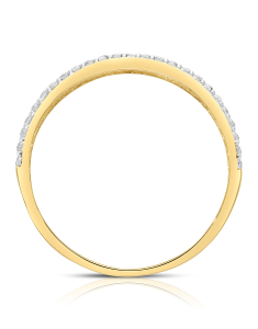 Bijuterii aur, Inel aur 14 kt si cubic zirconia AR12Y, bb-shop.ro