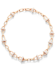 Bijuterii de lux aur, Colier Pomellato Iconica aur 18 kt	cu diamante PCC4060O7WHRDB000, bb-shop.ro
