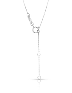 Bijuterii rolo BIJUTERII AUR 14 KT, Colier aur 14 kt romb cu diamante EU06463PK0005-W, bb-shop.ro