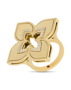 Bijuterii, Inel Roberto Coin Venetian Princess aur 18 kt cu diamante ADR777RI3375Y, bb-shop.ro
