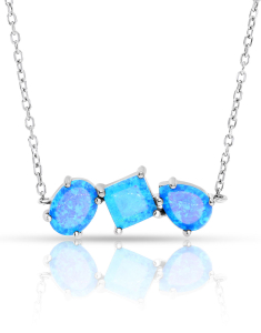 Bijuterii, Colier argint 925 cu opal NS9791A1-RH-BL, bb-shop.ro