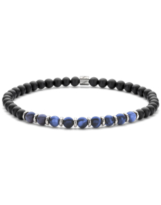 Bijuterii otel inoxidabil, Bratara Frank 1967 cu agate si lapis lazuli 7FB-0685, bb-shop.ro