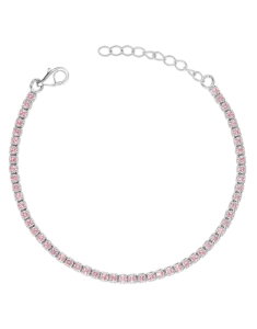Bijuterii MARIBELLE, Bratara copii Maribelle argint tennis cu cubic zirconia PSBK0036-RH-P, bb-shop.ro
