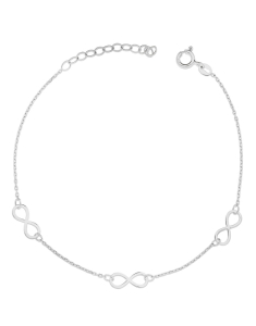 Bijuterii forzatina, Bratara aur 14 kt cu infinit BB237W, bb-shop.ro