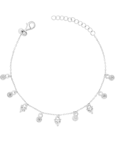 Bratari, Bratara argint 925 cu cubic zirconia si inimi BRZ00058-RH-W, bb-shop.ro