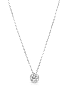 Bijuterii argint, Colier argint 925 cu cubic zirconia GIZ00021-RH-W, bb-shop.ro