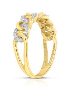 Bijuterii cubic zirconia, Inel aur 14 kt cu cubic zirconia 20TY04558YW, bb-shop.ro