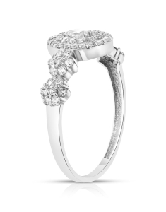 Bijuterii cubic zirconia, Inel aur 14 kt si cubic zirconia TTK2077W-1-I, bb-shop.ro