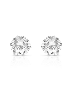 Bijuterii, Cercei aur 14 kt stud si cubic zirconia S46-3P-SPLT-E-R7W, bb-shop.ro