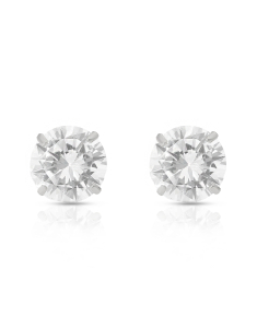 Bijuterii, Cercei aur 14 kt stud si cubic zirconia S48-JE30188W, bb-shop.ro