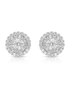 Bijuterii, Cercei aur 14 kt stud si cubic zirconia S87-JE39046W, bb-shop.ro
