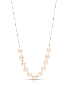 Bijuterii de lux, Colier aur 18 kt cu perle de cultura O5TN2610HC-FWP-Y, bb-shop.ro