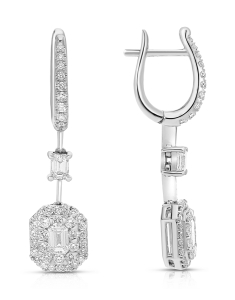 Bijuterii de lux dama VALENTINA CALLEGHER, Cercei Valentina Callegher Lucciole 18 kt cu diamante 12028-1-S, bb-shop.ro