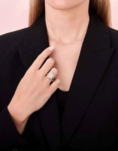 Bijuterii TIRISI JEWELRY, Inel Tirisi Jewelry Milano aur 18 kt cu diamante TR9698D-Y, bb-shop.ro