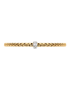 Bratari, Bratara Fope Eka aur 18 kt elastica si diamante 73101BX-BB-G-XBX-00S, bb-shop.ro