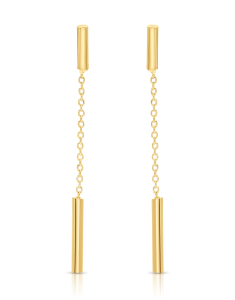 Bijuterii lungi aur, Cercei aur 14 kt lungi BN032-OR-Y, bb-shop.ro