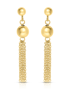 Bijuterii dama aur, Cercei aur 14 kt lungi MC332-OR-Y, bb-shop.ro