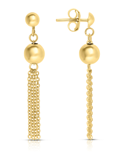 Bijuterii dama aur, Cercei aur 14 kt lungi MC332-OR-Y, bb-shop.ro