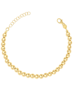 Bijuterii aur 14 kt, Bratara aur 14 kt cu sfere MC342-BR1-Y, bb-shop.ro