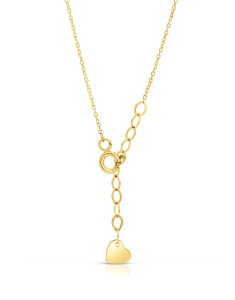 Bijuterii cubic zirconia, Colier aur 14 kt si cubic zirconia violet HAS237P4-Y, bb-shop.ro
