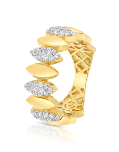 Bijuterii aur 14 kt, Inel aur 14 kt cu cubic zirconia ARM1295Y, bb-shop.ro