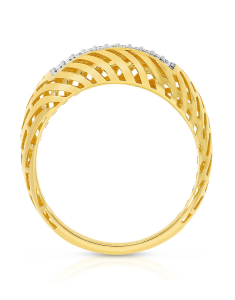 Bijuterii, Inel aur 14 kt cu cubic zirconia ARM1551Y, bb-shop.ro