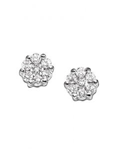 Cercei Cercei Comete Gold Rose Di Diamanti ORB509, 02, bb-shop.ro
