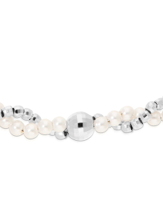 Bratari dama argint, Bratara argint 925 rolo cu perla BB249133-RH-W, bb-shop.ro