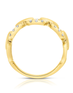 Bijuterii dama, Inel aur 14 kt cu diamante R49977Y, bb-shop.ro