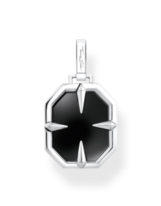 Bijuterii na THOMAS SABO, Pandantiv Thomas Sabo Rebel at Heart busola onix si cubic zirconia PE911-641-11, bb-shop.ro