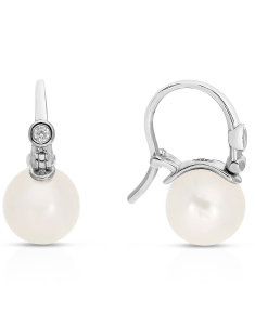 Bijuterii cu tortita aur 14 kt, Cercei aur 14 kt cu perle de cultura O5409W, bb-shop.ro