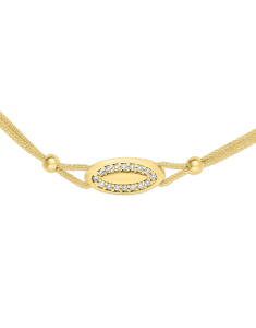 Bratara Bratara Alisia argint 925 snur textil cu cubic zirconia AL4247.01.000, 001, bb-shop.ro