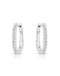 Bijuterii de lux dama GIORGIO VISCONTI, Cercei Giorgio Visconti aur 18 kt cu diamante BBX40179-0.19CT, bb-shop.ro